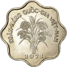 Vietnam, STATE OF SOUTH VIET NAM, 5 Dông, 1971, VZ, Nickel Clad Steel, KM:9a