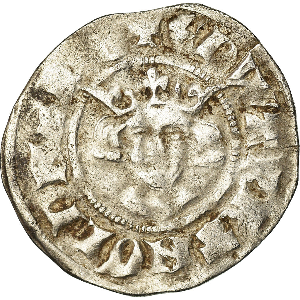 Coin, Great Britain, Edward III, Penny, Canterbury, EF(40-45), Silver