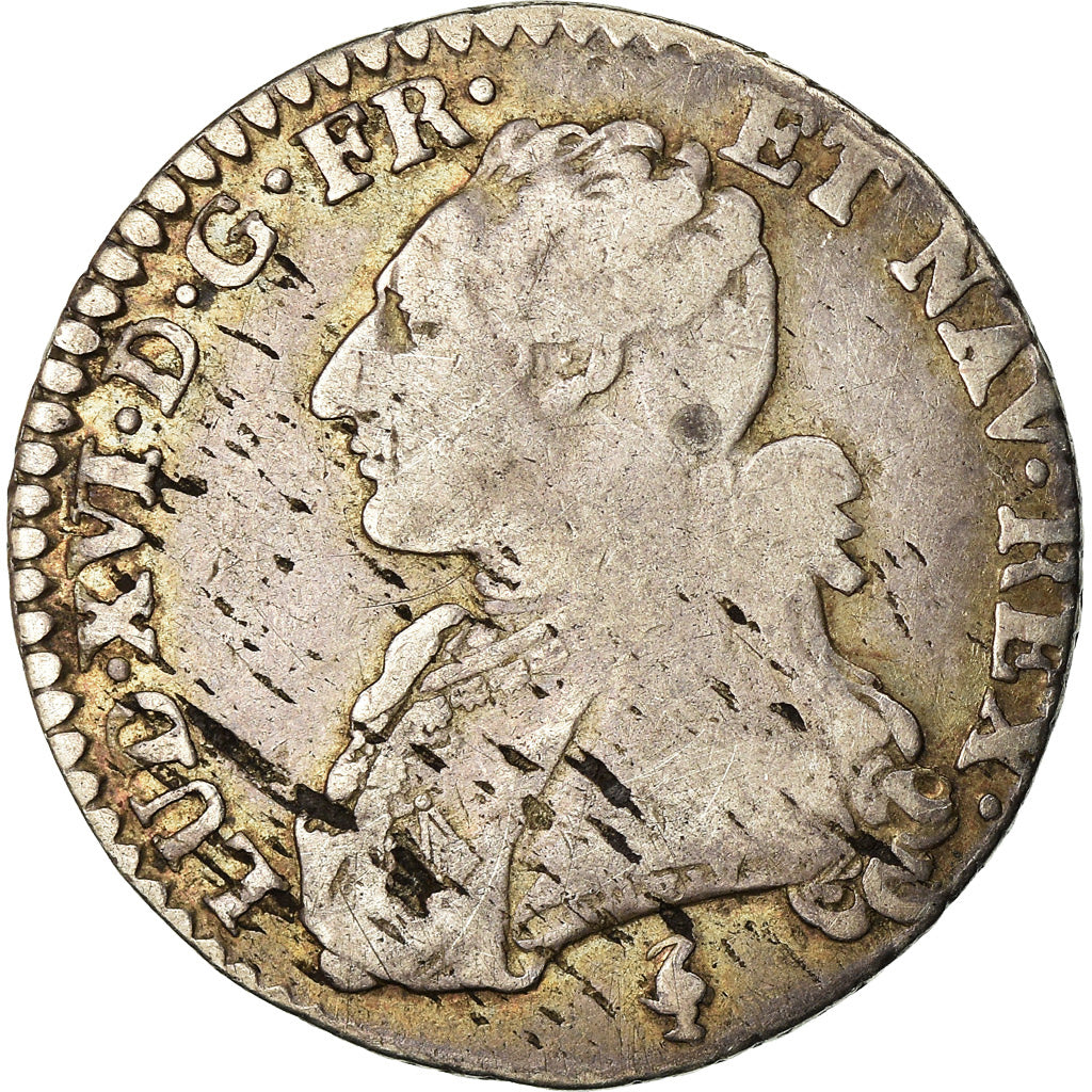 Moneta, Francia, Louis XVI, 1/10 Écu, 12 Sols, 1/10 ECU, 1778, Paris, MB+