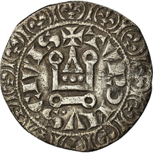 Monnaie, France, Philippe III, Gros Tournois, TB+, Argent, Duplessy:202