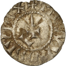 Moeda, França, Louis IV d'Outremer, Denarius, 970-980, Langres, EF(40-45)