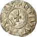 Moneta, Francia, Louis IV d'Outremer, Denarius, 970-980, Langres, BB+, Argento