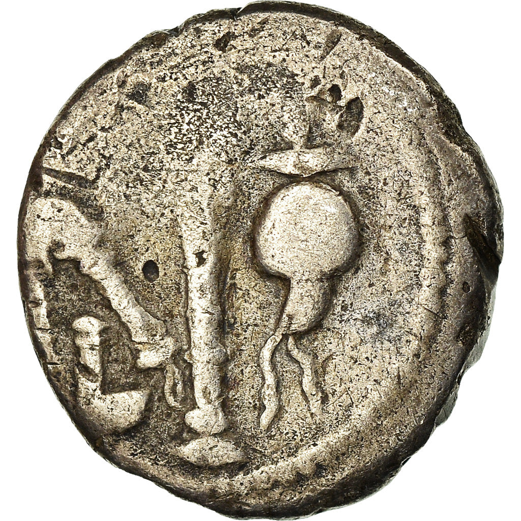 Munten, Julius Caesar, Denarius, FR, Zilver, Crawford:443/1