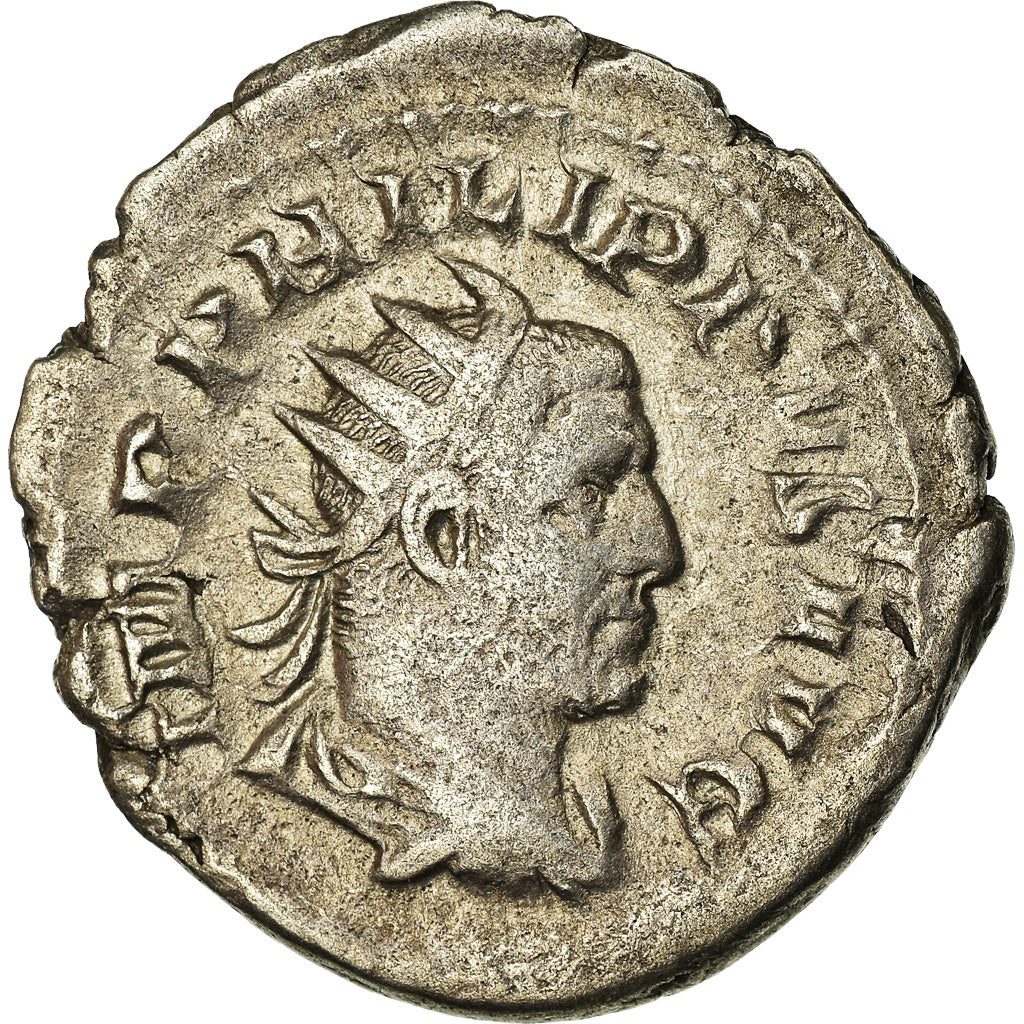 Moneda, Philip I, Antoninianus, Rome, MBC, Vellón, Cohen:193