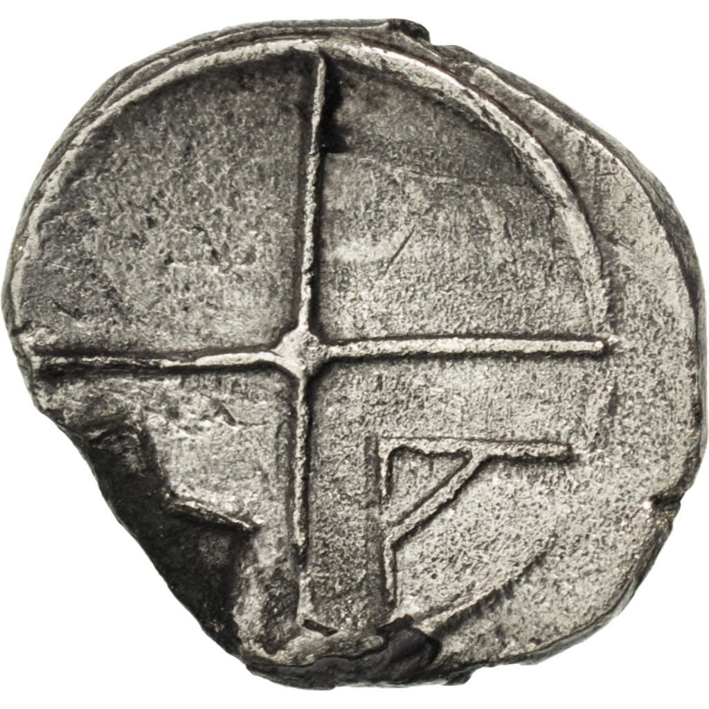 Massalia, Obol, EF(40-45), Silver, 0.60