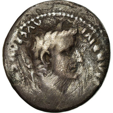 Coin, Tiberius, Denarius, Lyon - Lugdunum, VF(30-35), Silver, RIC:30