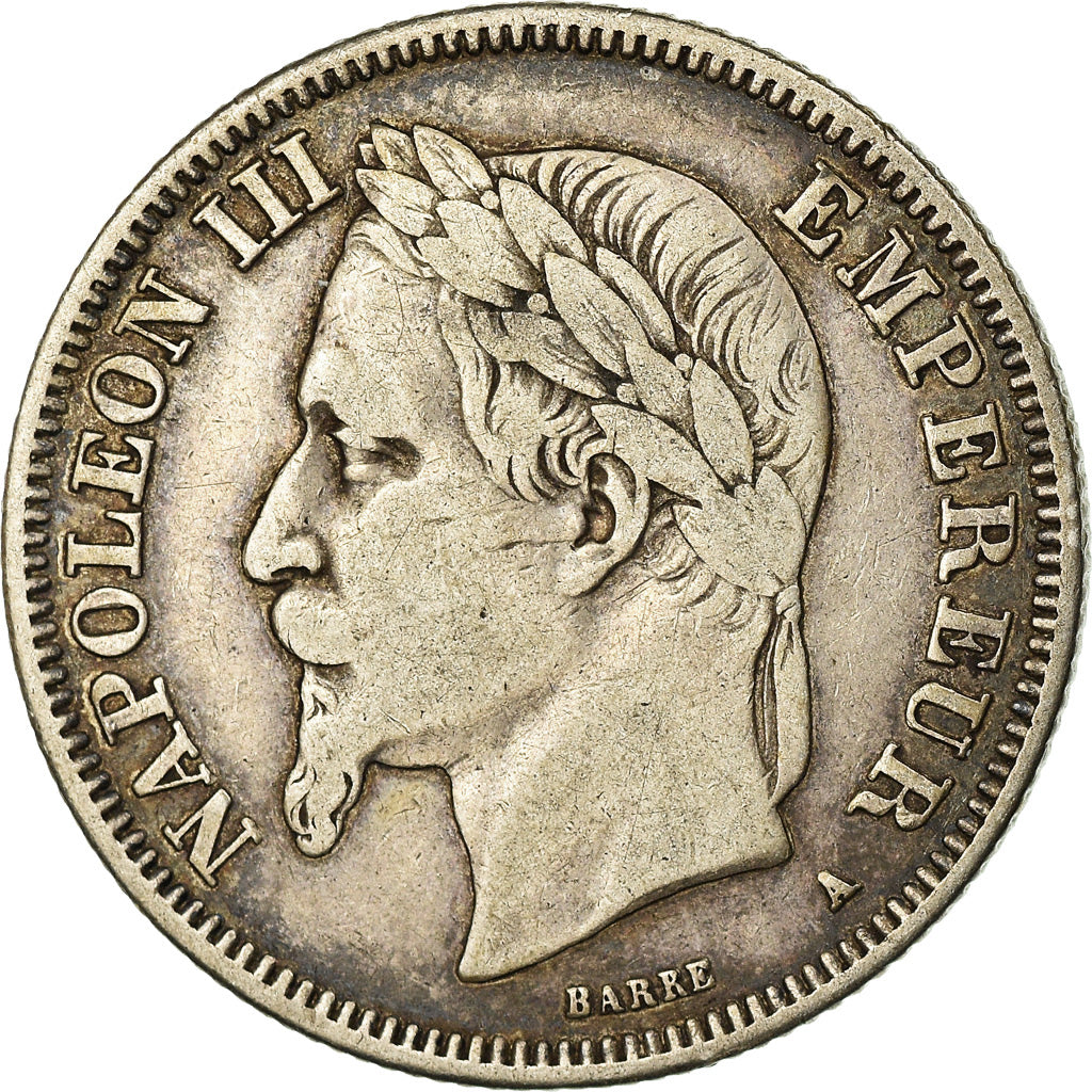 Münze, Frankreich, Napoleon III, Napoléon III, 2 Francs, 1868, Paris, SS
