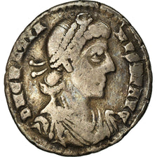 Coin, Gratian, Siliqua, Trier, VF(30-35), Silver, RIC:27f