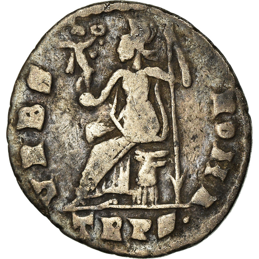 Coin, Gratian, Siliqua, Trier, VF(30-35), Silver, RIC:27f