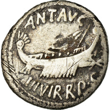 Munten, Marcus Antonius, Denarius, Traveling Mint, FR, Zilver, Crawford:544/20