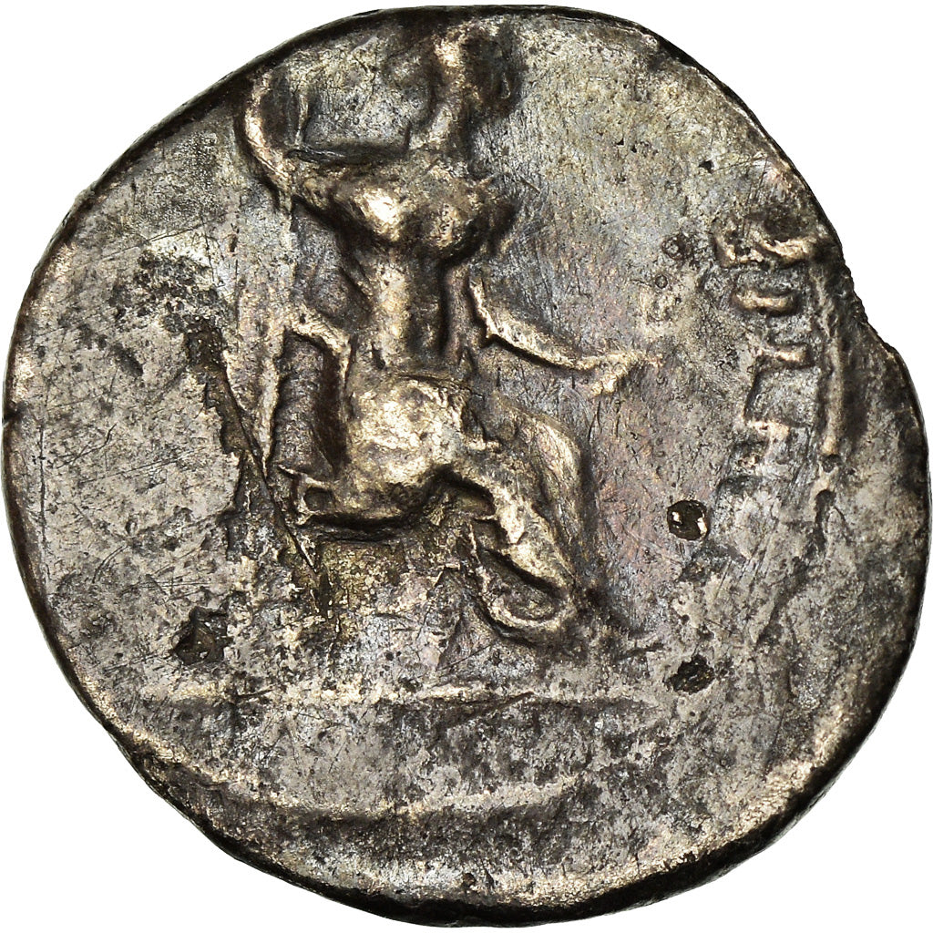 Coin, Tiberius, Denarius, Lyon - Lugdunum, F(12-15), Silver, RIC:30