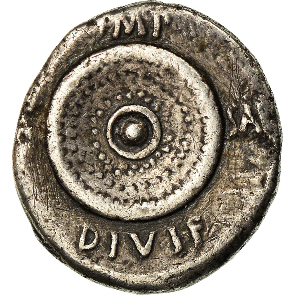 Coin, Octavian, Denarius, Traveling Mint, VF(30-35), Silver, RIC:543