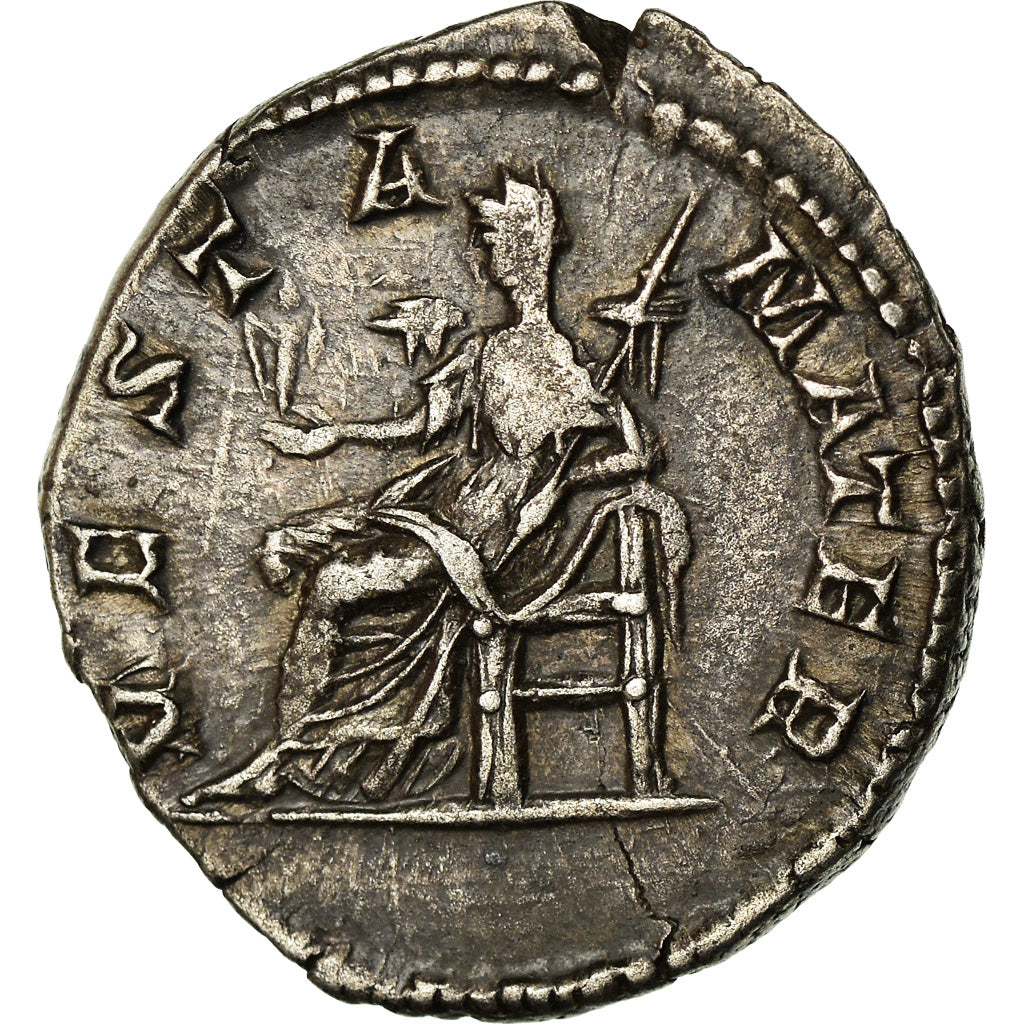 Moneta, Julia Domna, Denarius, Roma, BB+, Argento, RIC:583