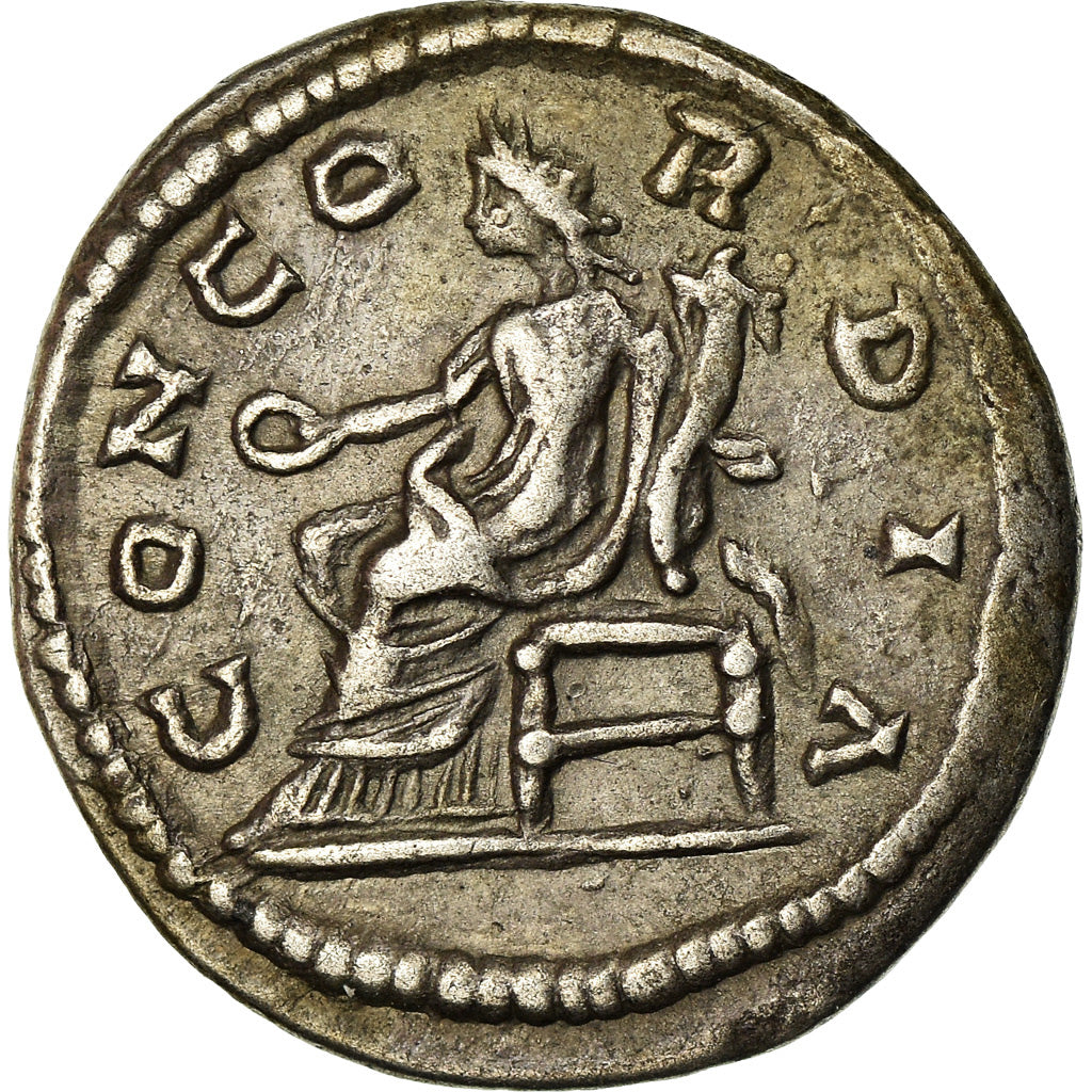 Coin, Julia Domna, Denarius, Roma, AU(50-53), Silver, RIC:637