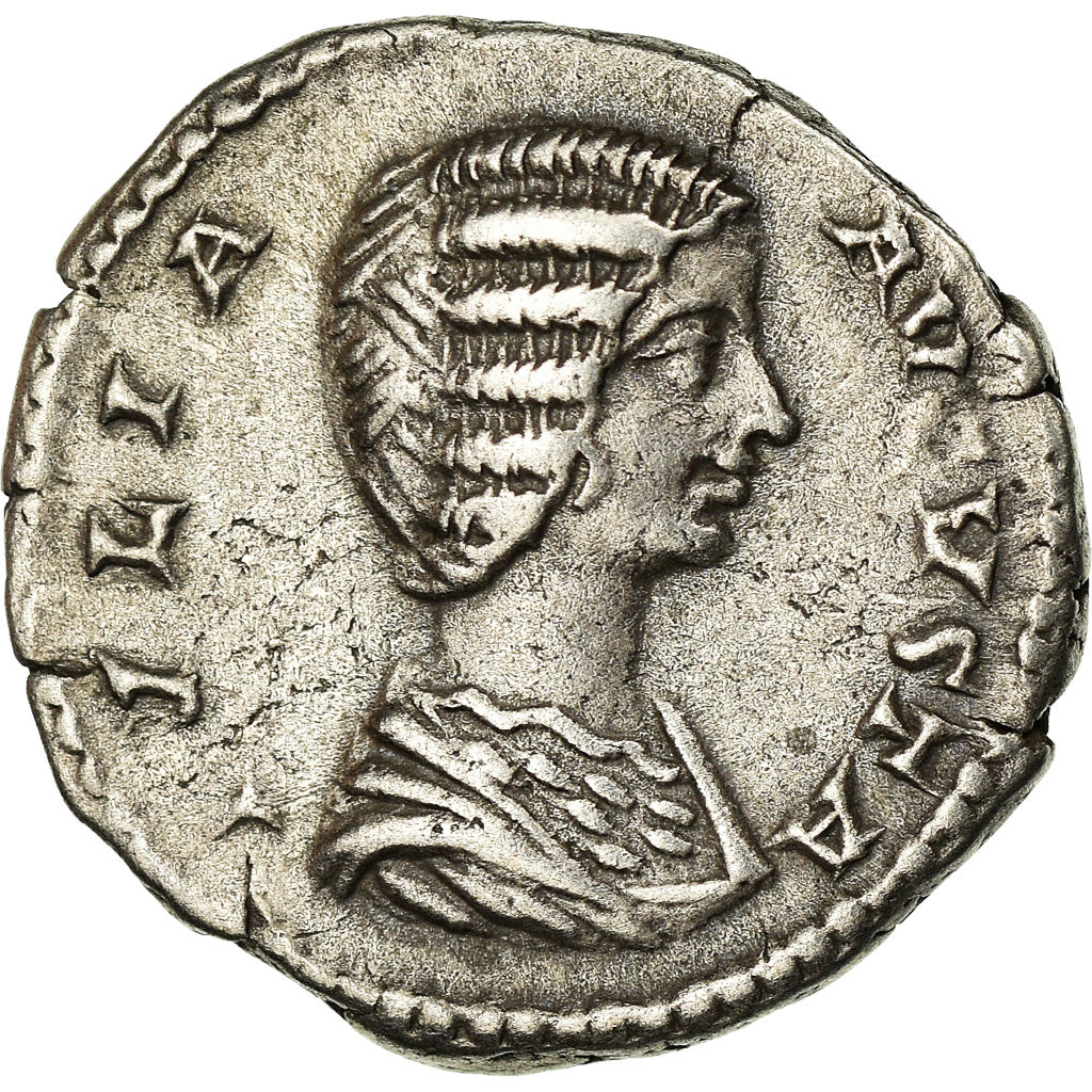 Münze, Julia Domna, Denarius, Roma, SS+, Silber, RIC:618