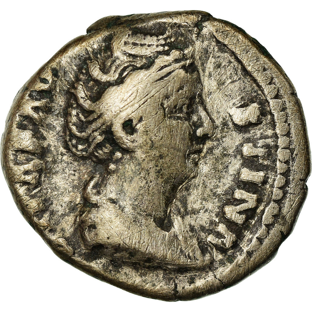Moneda, Faustina I, Denarius, Rome, BC+, Plata, RIC:351