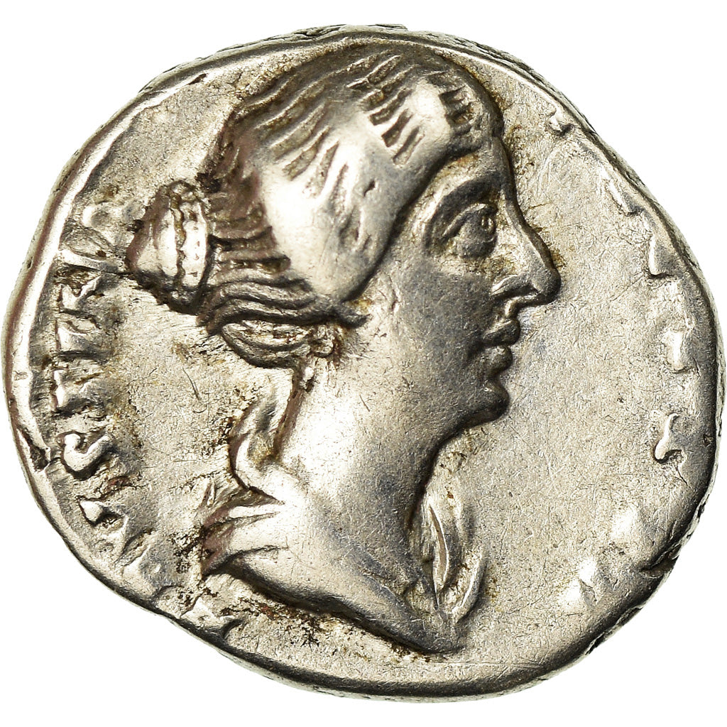Munten, Faustina II, Denarius, Rome, FR+, Zilver, RIC:495a