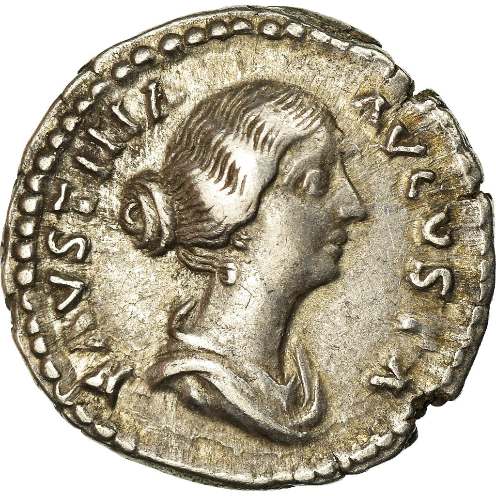 Munten, Faustina II, Denarius, Roma, ZF, Zilver, RIC:674