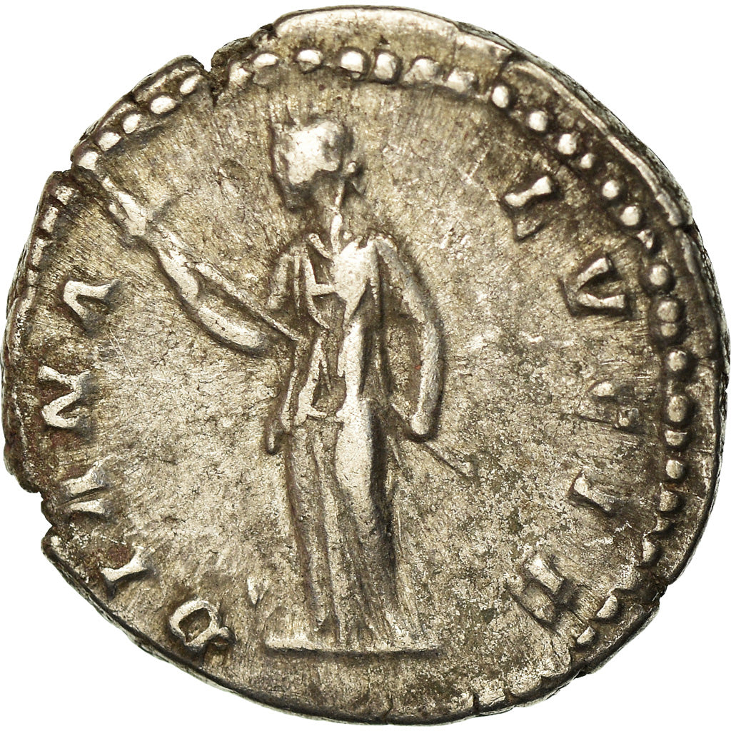 Munten, Faustina II, Denarius, Roma, ZF, Zilver, RIC:674