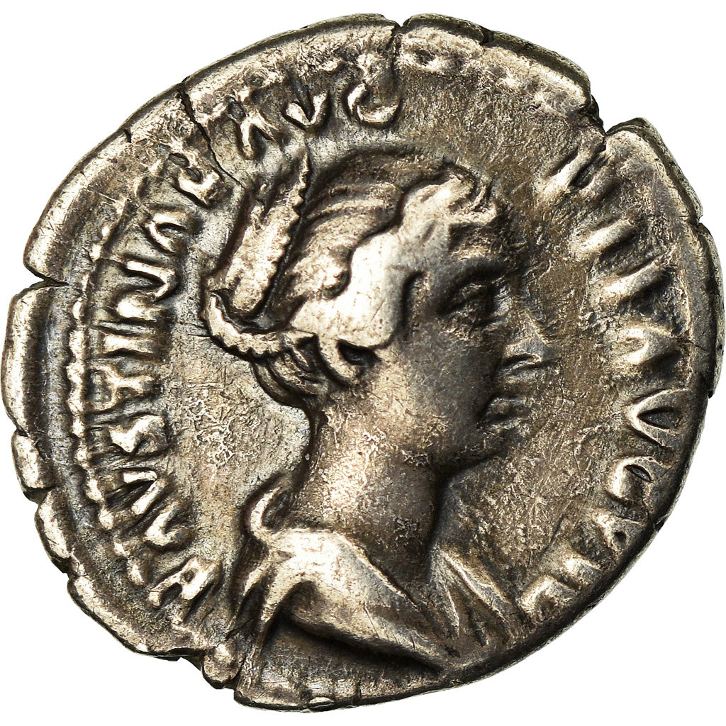 Coin, Faustina II, Denarius, 163, Rome, EF(40-45), Silver, RIC:507