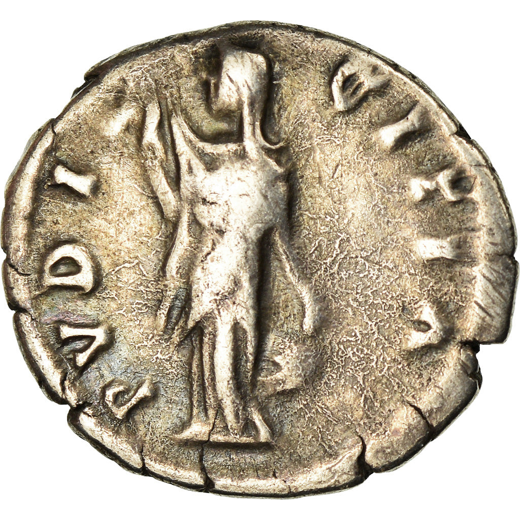 Coin, Faustina II, Denarius, 163, Rome, EF(40-45), Silver, RIC:507