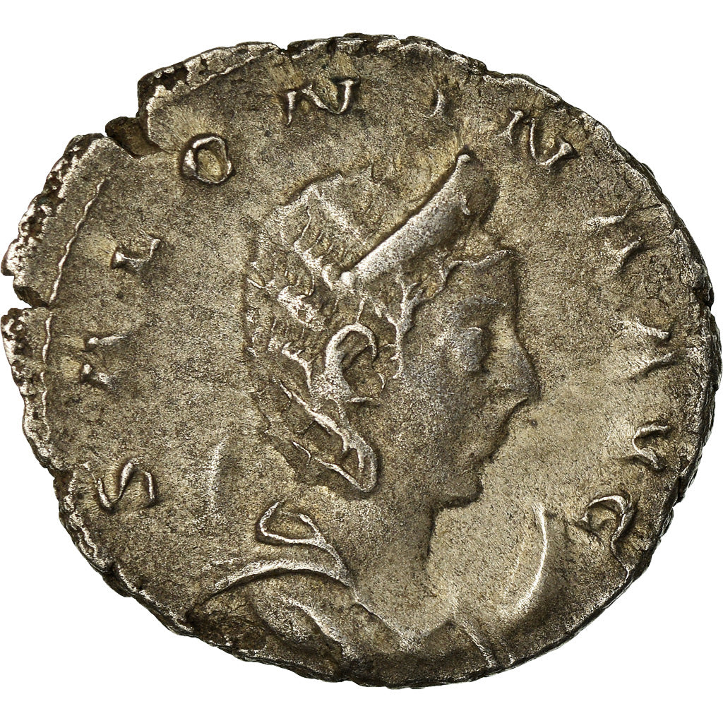 Moneta, Salonina, Antoninianus, Colonia Agrippinensis, AU(55-58), Bilon, RIC:7