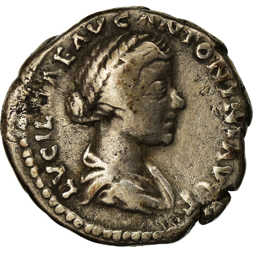 Moneda, Lucilla, Denarius, Roma, BC+, Plata, RIC:791a