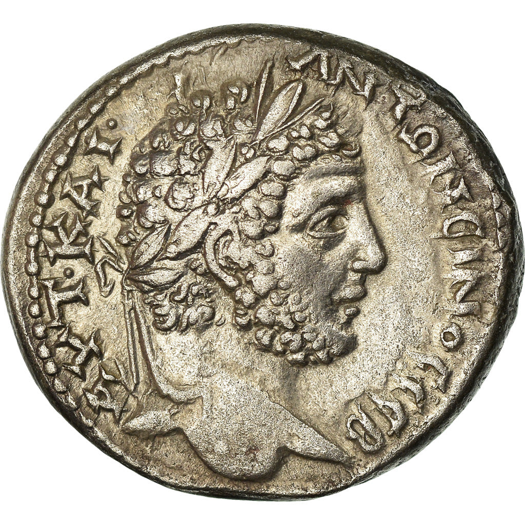 Coin, Caracalla, Tetradrachm, Antioch, MS(60-62), Billon, Prieur:Manque