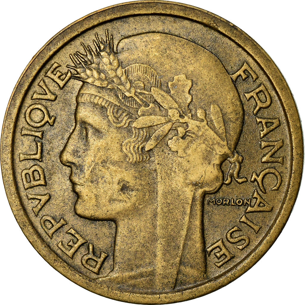 Münze, Frankreich, Morlon, Franc, 1940, Paris, Countermark V and Lorraine
