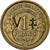 Münze, Frankreich, Morlon, Franc, 1940, Paris, Countermark V and Lorraine