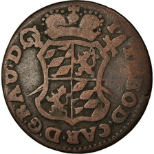 Coin, LIEGE, John Theodore, Liard, 1750, Liege, VF(20-25), Copper, KM:155