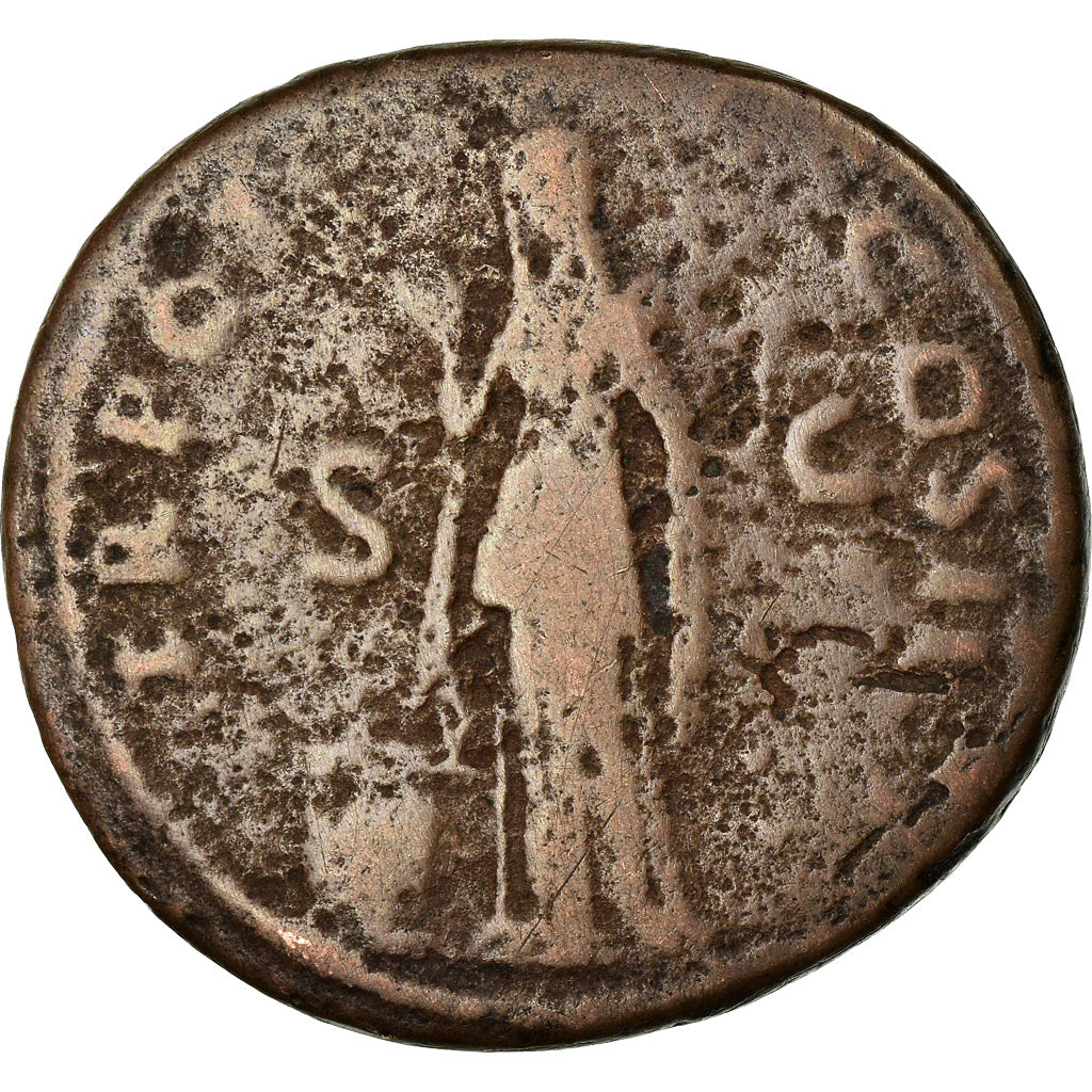 Munten, Trajan, As, Rome, FR, Koper, RIC:392