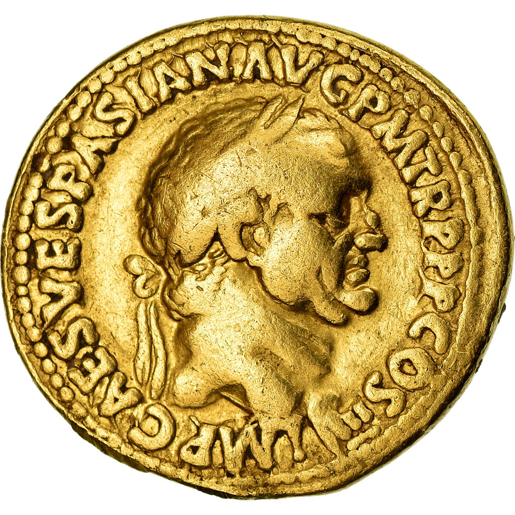 Monnaie, Vespasien, Aureus, 72, Lyon - Lugdunum, TB+, Or, RIC:1180