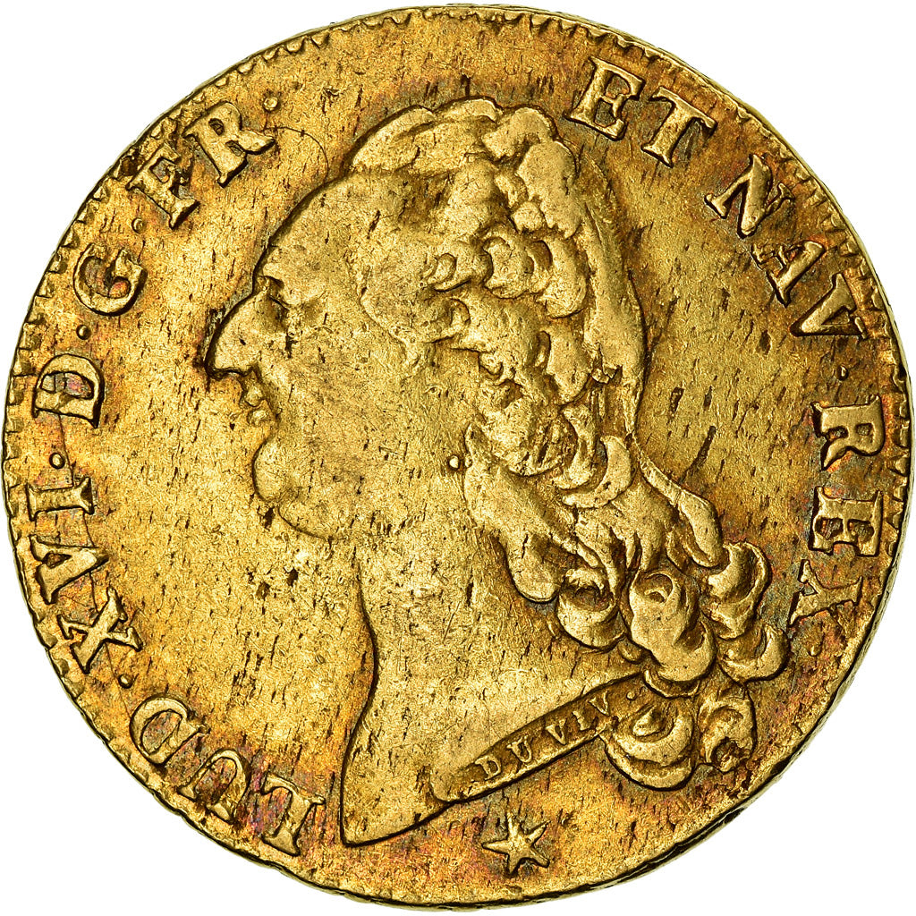 Münze, Frankreich, Louis XVI, Double louis d'or à la tête nue, 2 Louis D'or