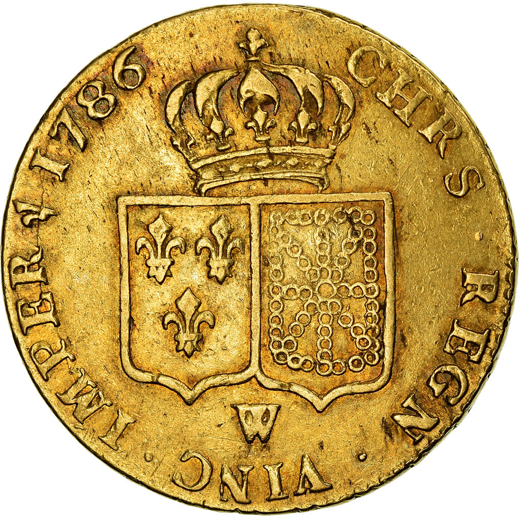 Münze, Frankreich, Louis XVI, Double louis d'or à la tête nue, 2 Louis D'or