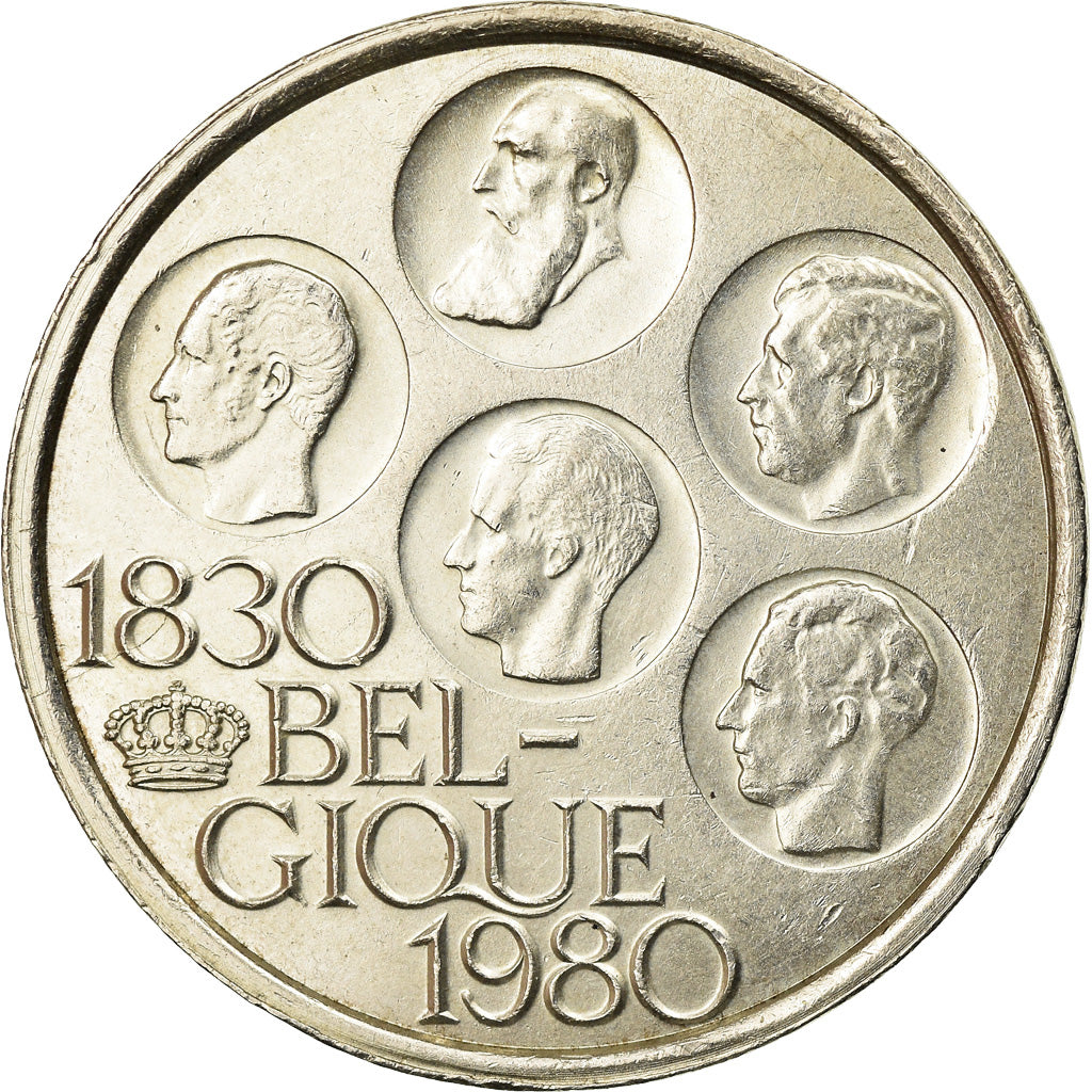 Coin, Belgium, 500 Francs, 500 Frank, 1980, Brussels, AU(50-53), Silver, KM:162a
