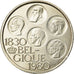Coin, Belgium, 500 Francs, 500 Frank, 1980, Brussels, AU(50-53), Silver, KM:162a