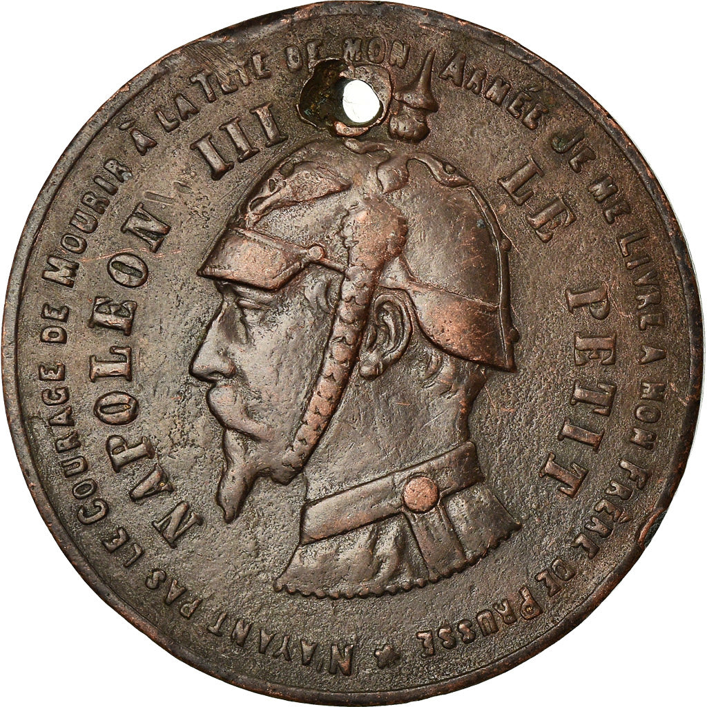 Coin, France, 10 Centimes, 1871, Paris, Holed, EF(40-45), Copper