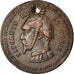 Coin, France, 10 Centimes, 1871, Paris, Holed, EF(40-45), Copper