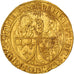 Coin, France, Henri VI de Lancastre, Salut d'or, Rouen, AU(50-53), Gold
