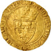 Monnaie, France, Charles VI, Ecu d'or, Atelier incertain, TTB, Or, Duplessy:369