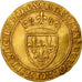 Coin, France, Charles VI, Ecu d'or, Uncertain Mint, AU(50-53), Gold