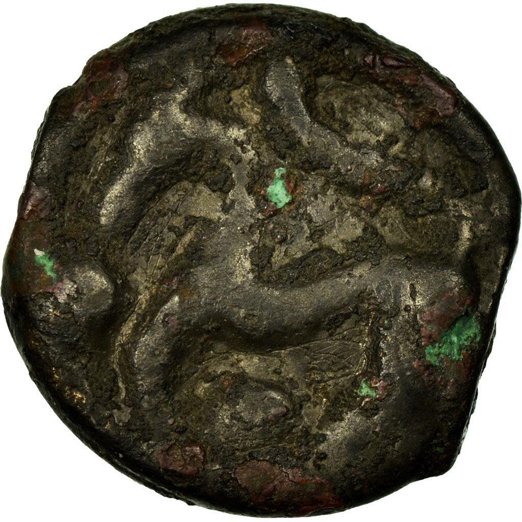 Moneda, Senones, Potin, BC+, Aleación de bronce, Delestrée:2640