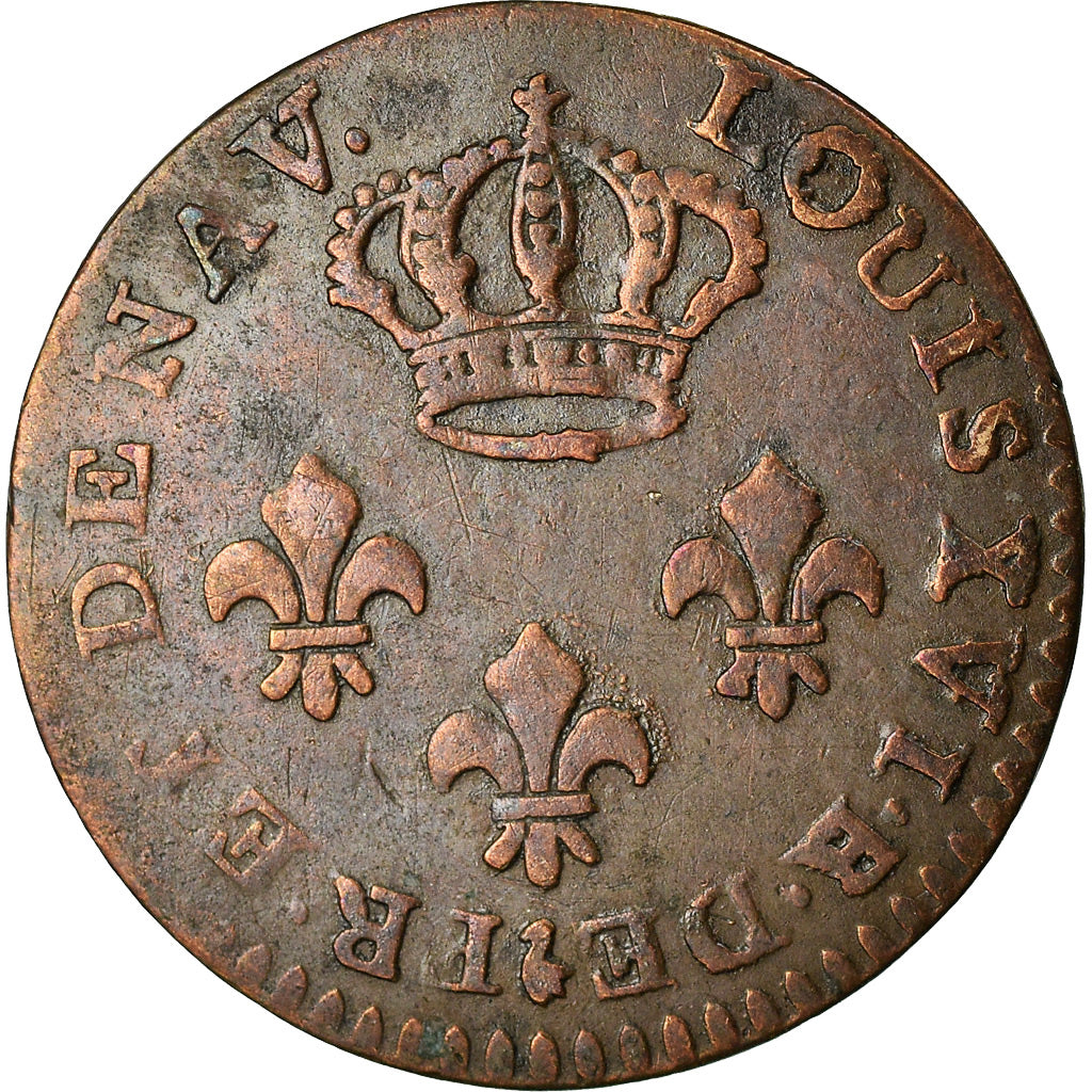 Münze, FRENCH GUIANA, 2 Sous, 1789, Paris, S, Billon, KM:1, Lecompte:20