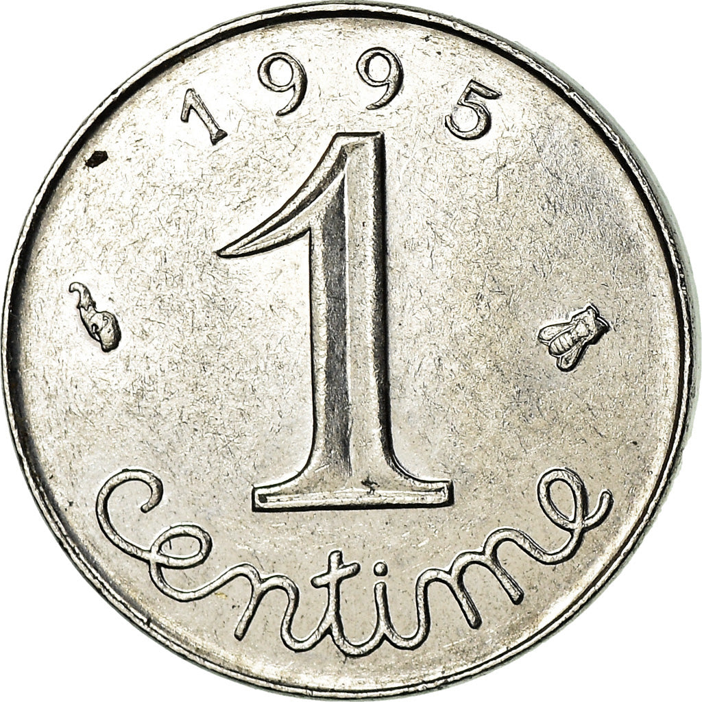 Moneta, Francia, Épi, Centime, 1995, Paris, Proof, FDC, Acciaio inossidabile