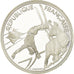 Münze, Frankreich, Free-style skier, 100 Francs, 1990, ESSAI, UNZ, Silber