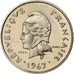 Coin, New Hebrides, 10 Francs, 1967, Paris, ESSAI, MS(63), Nickel, KM:E2