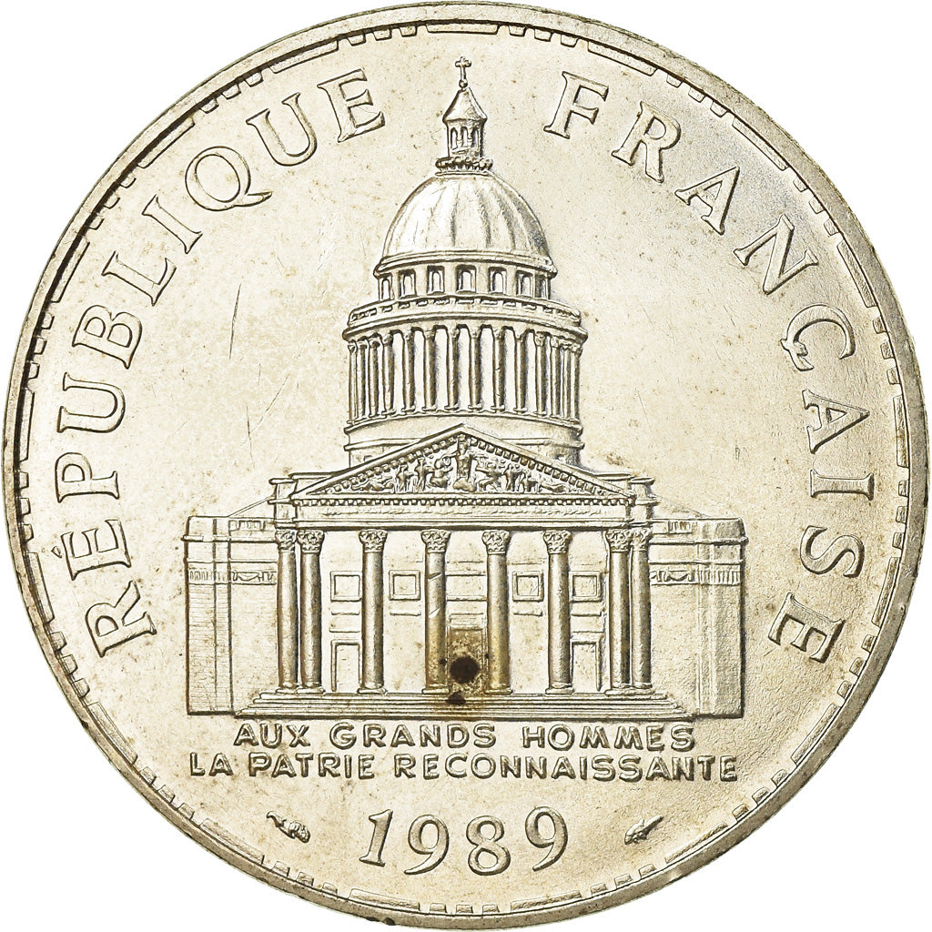 Monnaie, France, Panthéon, 100 Francs, 1989, Paris, SUP, Argent, Gadoury:898