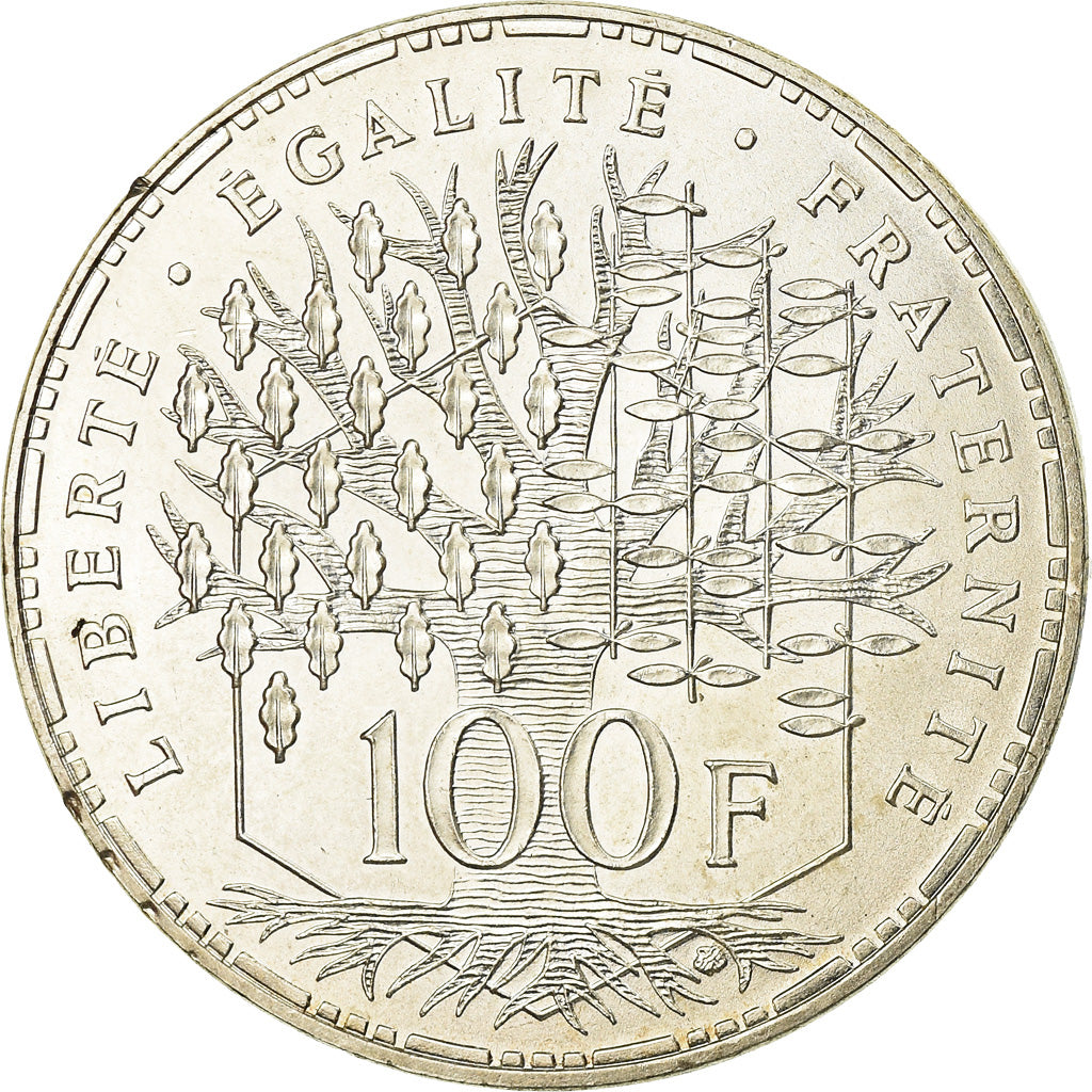 Monnaie, France, Panthéon, 100 Francs, 1989, Paris, SUP, Argent, Gadoury:898