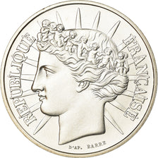 Coin, France, Fraternité, 100 Francs, 1988, Paris, ESSAI, MS(63), Silver